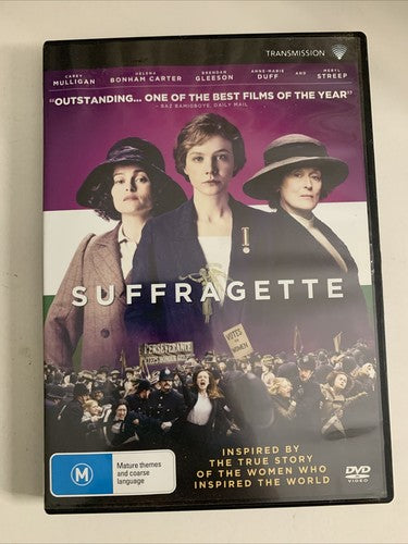 Suffragette (DVD, 2015) Carey Mulligan, Anne-Marie Duff, Helena Bonham Carter