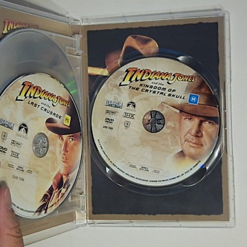 Indiana Jones: The Complete Adventure Collection (DVD, 2015, 4-Disc) Region 4