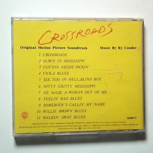Ry Cooder – Crossroads - Original Motion Picture Soundtrack (CD 1986) US 25399-2