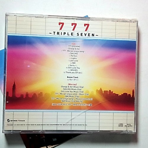 AAA – 777 ~Triple Seven~ (CD + Bluray, 2012) Japan AVZD-38537/B