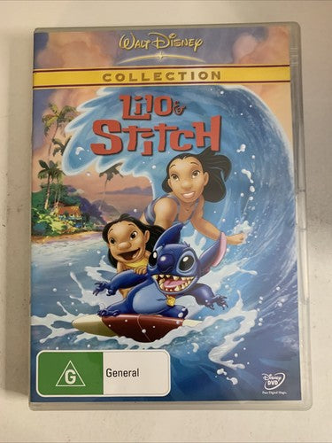 Lilo & Stitch (DVD, 2001) Disney Animation Movie Region 4