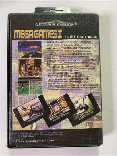 Mega Games I: Columns / Super Hang-on / World Cup 90 Sega MegaDrive PAL Complete