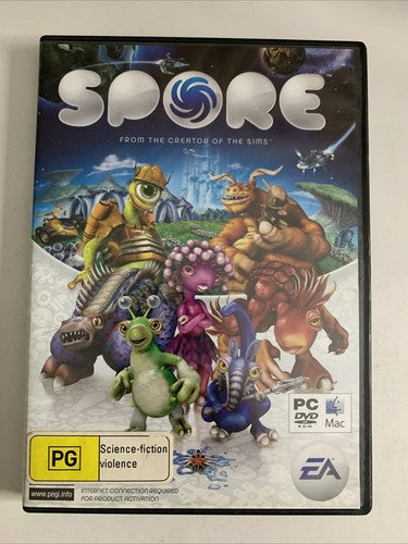 Spore PC DVD Windows Mac Sim Game