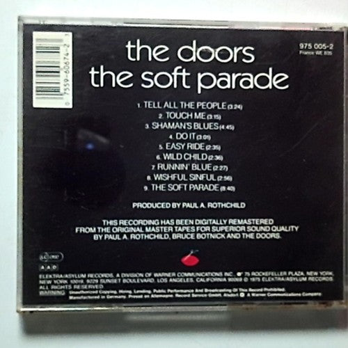 The Doors – The Soft Parade (CD, 1989) Europe 975 005-2