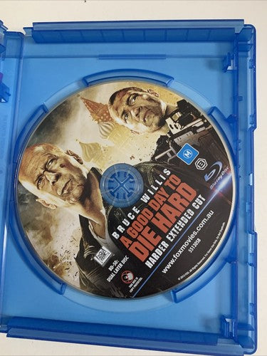 A Good Day to Die Hard: Harder Extended Cut (Blu-ray, 2013) Bruce Willis RegionB