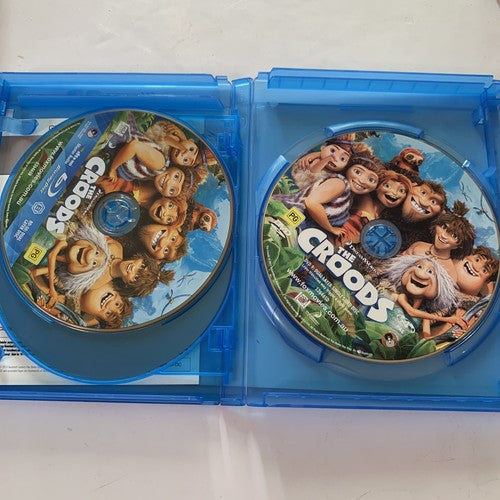 The Croods : Deluxed Edition (Blu-ray 3D + 2D + DVD, 2013, 3-Disc) Region B &4