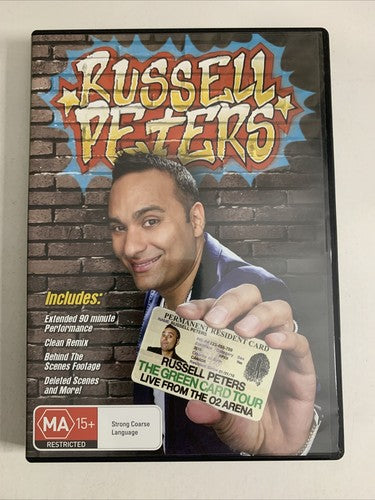Russell Peters: Green Card Tour Live from O2 Arena (DVD, 2011) Region 4
