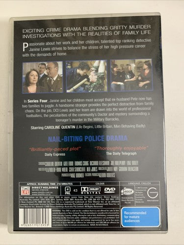 Blue Murder : Series 4 (DVD, 2003, 2-Disc) Caroline Quentin Region 4