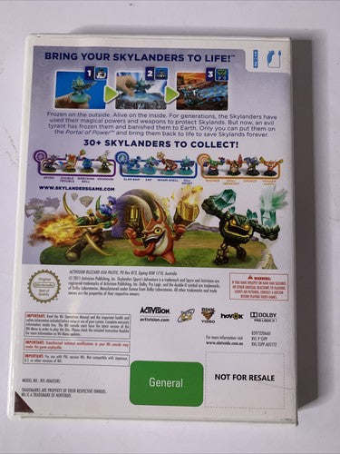 Skylanders Spyro's Adventure Nintendo Wii PAL GAme