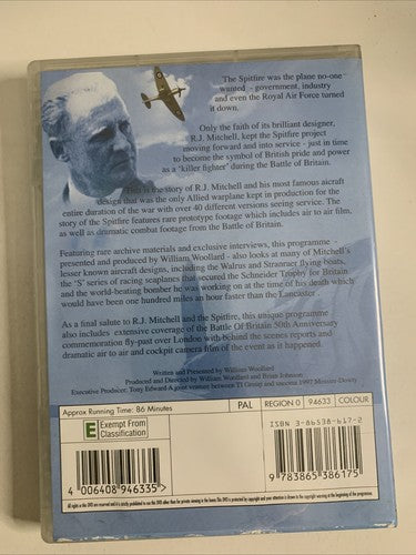 The Spitfire Story (DVD, 1997)  R.J. Mitchell Documentary  All Regions