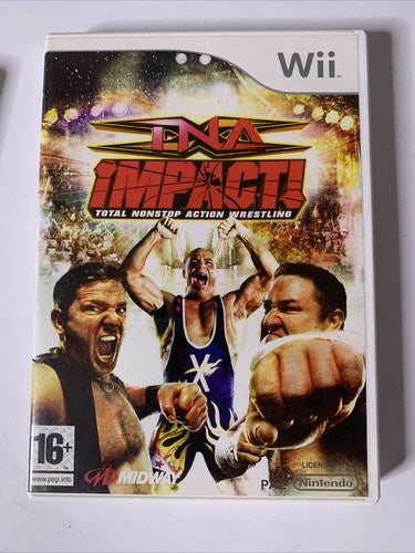 TNA Impact Total Nonstop Action Wrestling 2008 Nintendo Wii PAL Game Complete