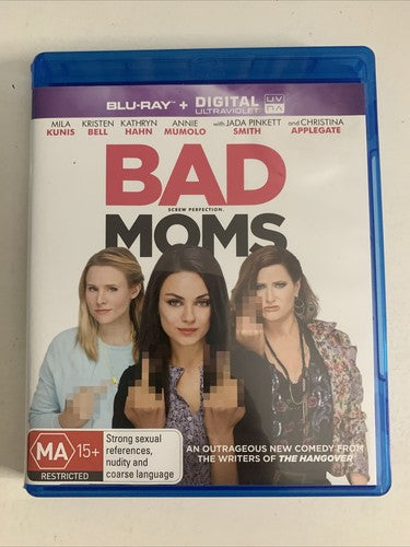 Bad Moms (Blu-ray, 2016) Kristen Bell, Mila Kunis Region B