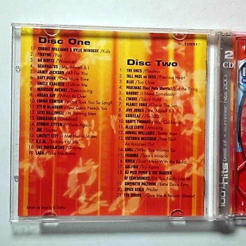 100% Hits: Best Of + Summer Hits 2001 (CD, 2001, 2-Disc) Australia