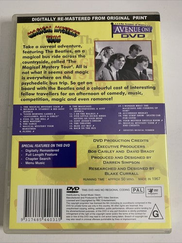 The Beatles: Magical Mystery Tour (DVD, 1967) All Regions