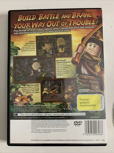 LEGO Indiana Jones: The Original Adventures PS2 Playstation 2 PAL Game Complete