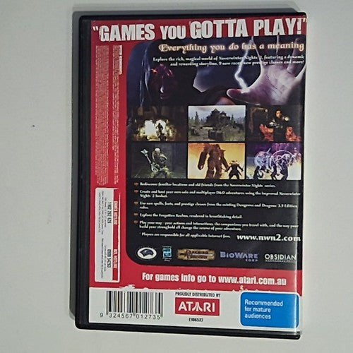 Neverwinter Nights 2 (PC, DVD, 2006) Game