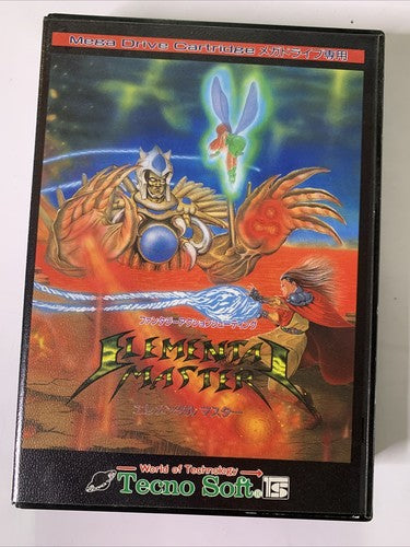 Elemental Master SEGA Mega Drive NTSC-J Japanese 1990 Game Complete