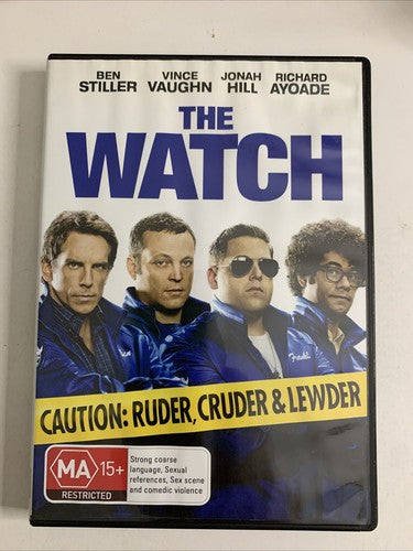 The Watch (DVD, 2012) Ben Stiller, Vince Vaughn, Jonah Hill Region 4 NEW