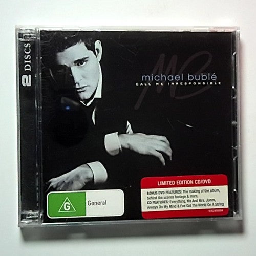 Michael Bublé – Call Me Irresponsible (CD + DVD, 2007) Australia 9362499984