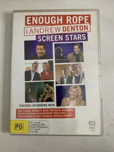 Enough Rope with Andrew Denton: Screen Stars (DVD, 2006) Region 4