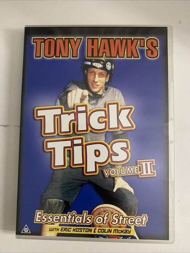 Tony Hawk's Trick Tips : Vol 2 (DVD)  Essentials Street Skateboarding All Region