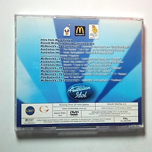 Australian Idol Karaoke DVD Sampler (DVD, 2003) All Regions Australia