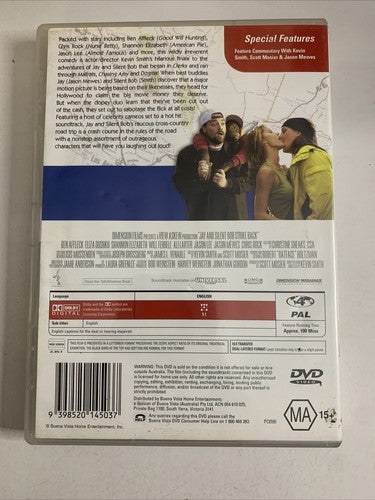 Jay and Silent Bob Strike Back (DVD, 2001) Kevin Smith Region 4