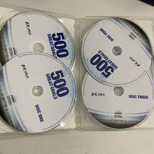 500 Great Goals (DVD, 2016, 5-DIscs) Soccer Football Region 4