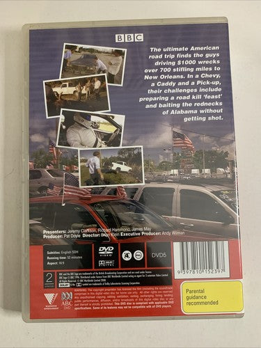 Top Gear The Great Adventures: US Special (DVD, 2007) Jeremy Clarkson Region 4