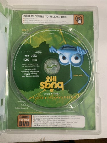 A Bug's Life (Collector's Edition, DVD, 1998, 2-Disc) Disney Pixar Film Region 4