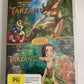 Tarzan 1 & 2 (DVD, 1999, 2-Disc) Disney Animated Film Region 4