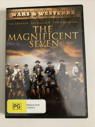 The Magnificent Seven (DVD, 1960) Charles Bronson, Steve McQueen, Yul Brynner