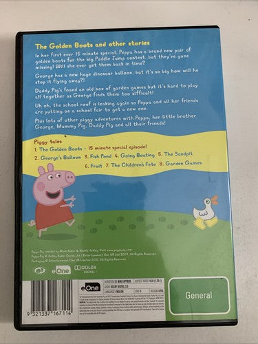 Peppa Pig: The Golden Boots (DVD, 2015) Region 4