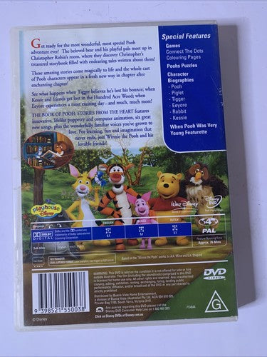 Book of Pooh: Stories From The Heart (DVD, 2001) Disney Animated Film Region 4