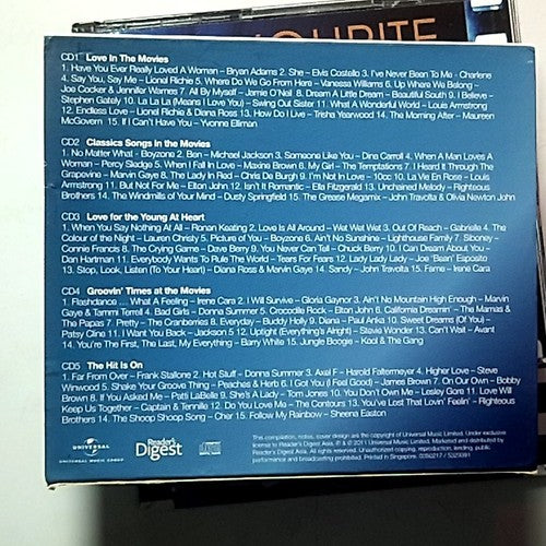 Various – Favourite Original Movie Soundtracks (CD, 2011, 5-Disc) Australia