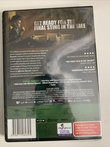 The Girl Who Kicked the Hornets' Nest (DVD, 2009) Region 4 NEW