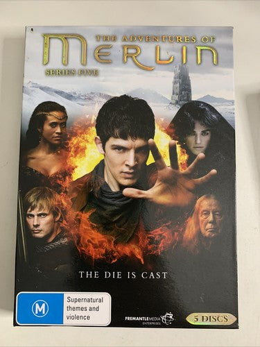 The Adventures of Merlin : Series 5 (DVD, 2012, 5-Disc) Region 4