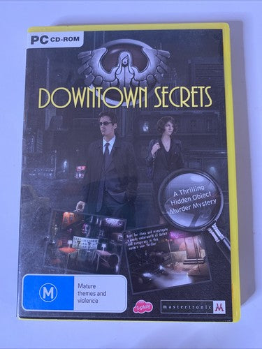 Downtown Secrets PC Windows CD-ROM Hidden Object Game