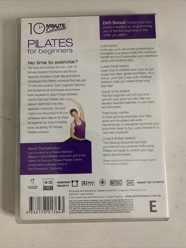 10 Minute Solution: Pilates for Beginners (DVD, 2010) Region 4