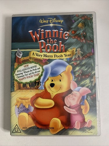 Winnie the Pooh: A Very Merry Pooh Year (DVD, 2002) Disney Regoin 4