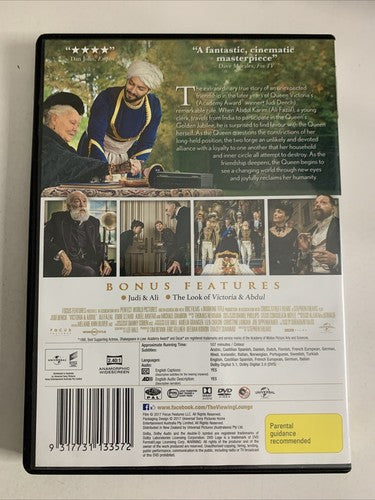 Victoria & Abdul (DVD, 2017) Judi Dench Region 4