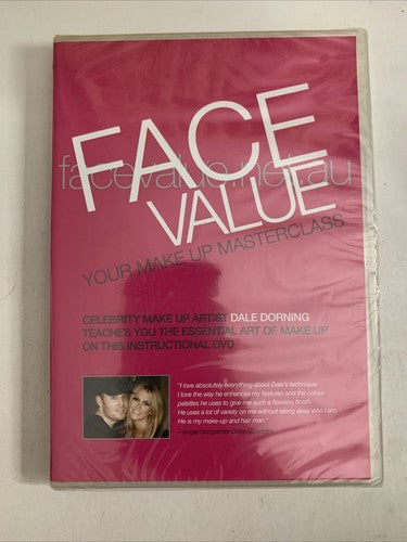 Face Value: Your Makeup Masterclass (DVD, 2009) Dale Dorning All Regions NEW