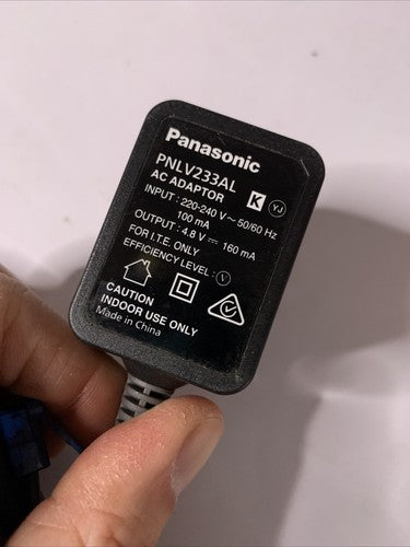 Genuine Panasonic PNLV233AL 4.8V AC 160mA AC Adaptor Cordless Phone Power Supply