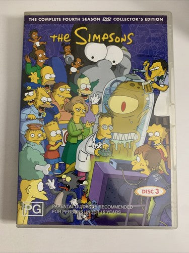 The Simpsons: Season 4 (DVD, 1992, 4-Disc) Region 4