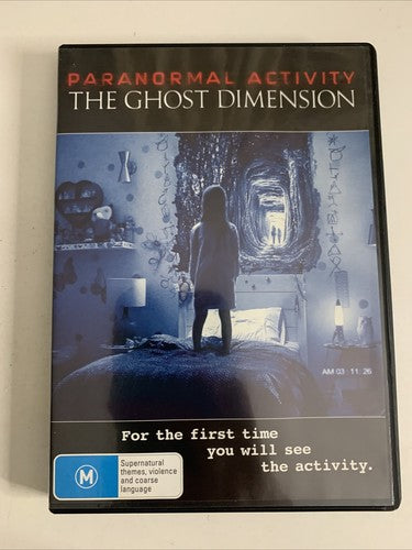 Paranormal Activity: The Ghost Dimension (DVD, 2015) Horror Film Region 4