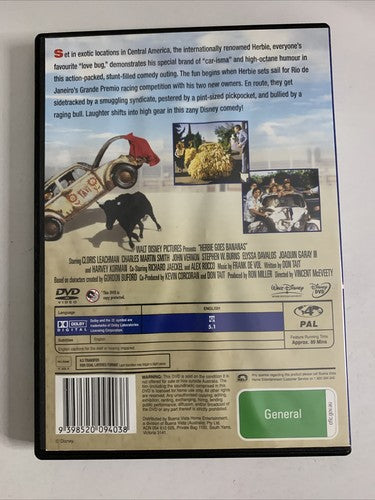 Herbie Goes Bananas (DVD, 1980) Harvey Korman, Charles Martin Smith Region 4