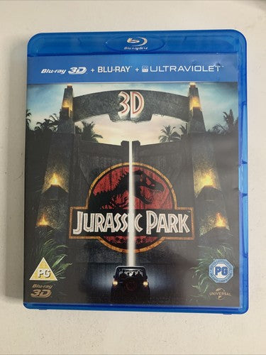 Jurassic Park 3D (Blu-ray 3D, 1993) Steven Spielberg Film Region B