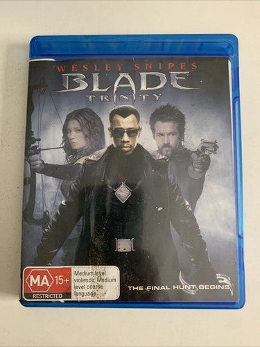 Blade Trinity (Blu-ray, 2004) Jessica Biel, Wesley Snipes Region B