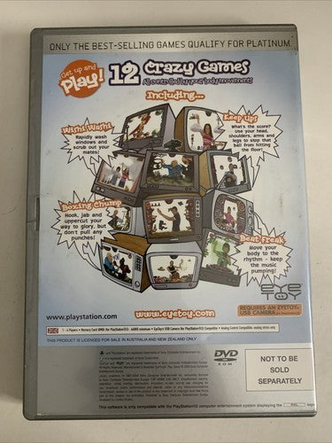EyeToy: Play (Sony PlayStation 2, 2003) PAL Game