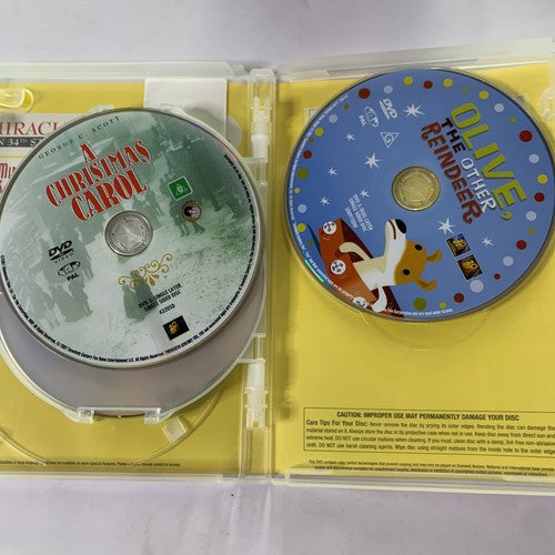 Miracle On 34Th St 1947 & 1994/ All Dog Christmas / Christmas Carol / Olive DVD